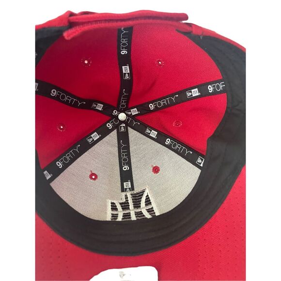 NWOT New Era Men's Utah Jazz Red Edition 9Forty Hook & Loop Adjustable Cap - Picture 10 of 12